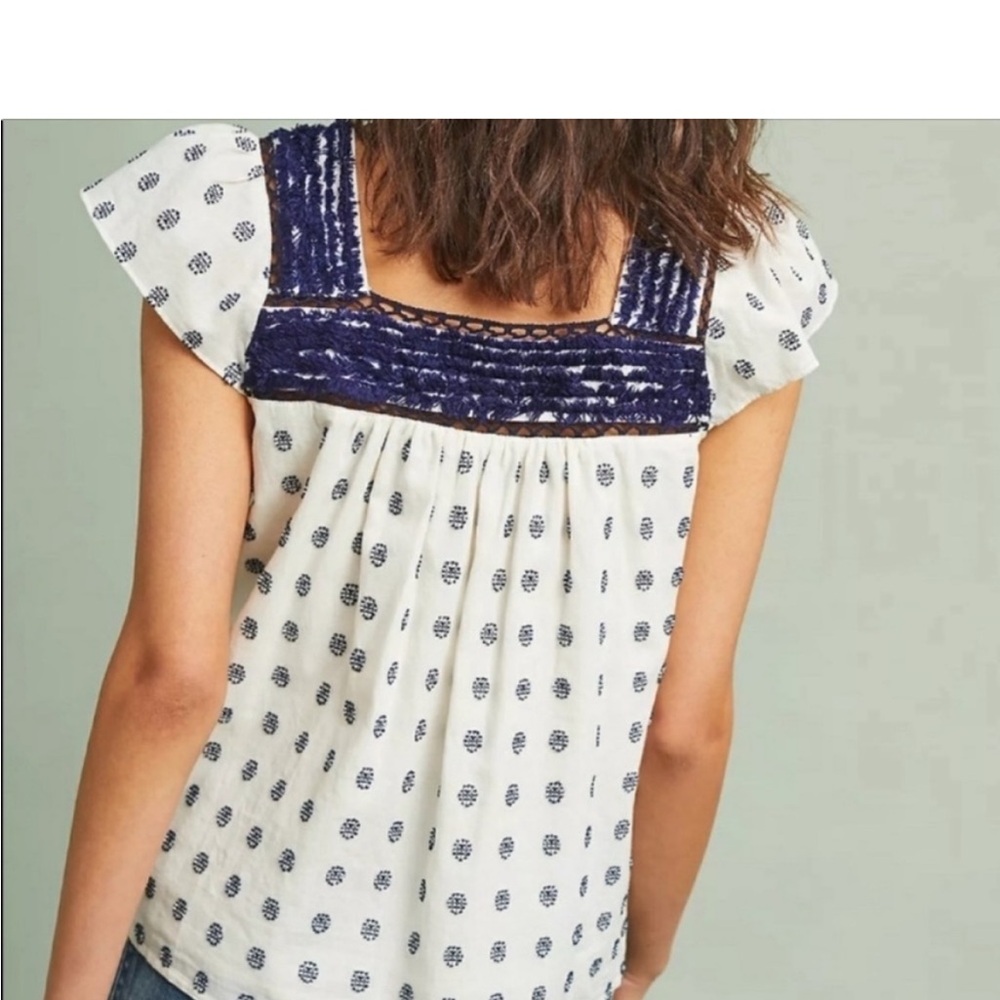Anthropologie boho Palm Springs fringe top by Maeve NWT - Picture 4 of 10